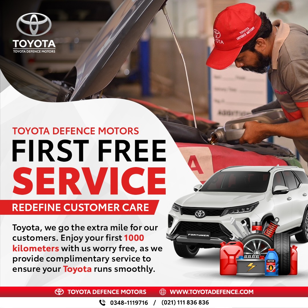 Toyota First Free Service